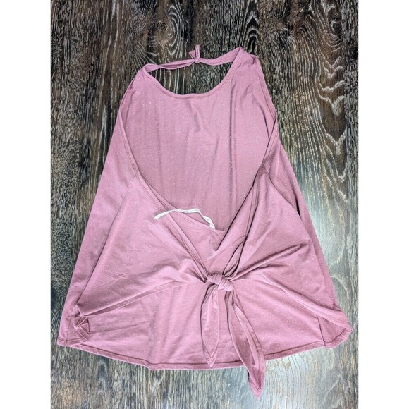Lululemon Knot Sleeveless Halter Tank Pink Gym Yoga 6 Altered Athleta sure 149 - Picture 2 of 7